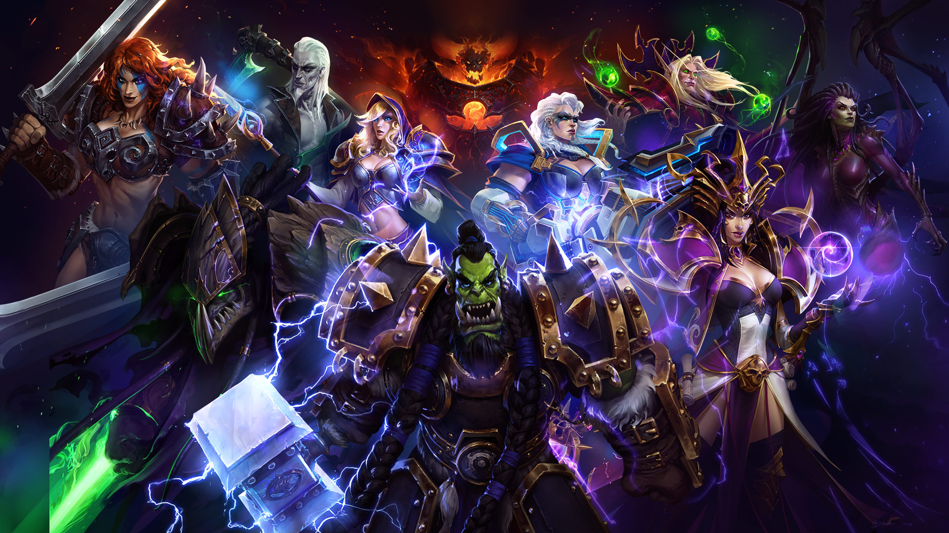 W Heroes of the Storm znajdziecie różnych bohaterów ze wszystkich gier Blizzarda.