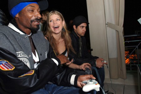 Snoop Dogg, Fergie of the Black Eyed Peas and Wilmer Valderrama