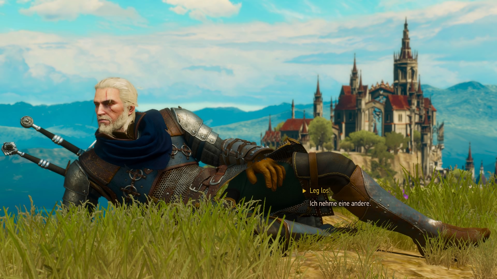 Geralt jak zwykle na luzie