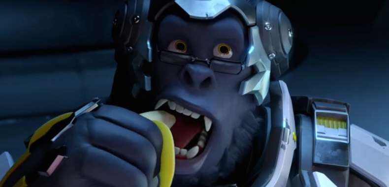 Winston zamiast popcornu wybrał banana :)